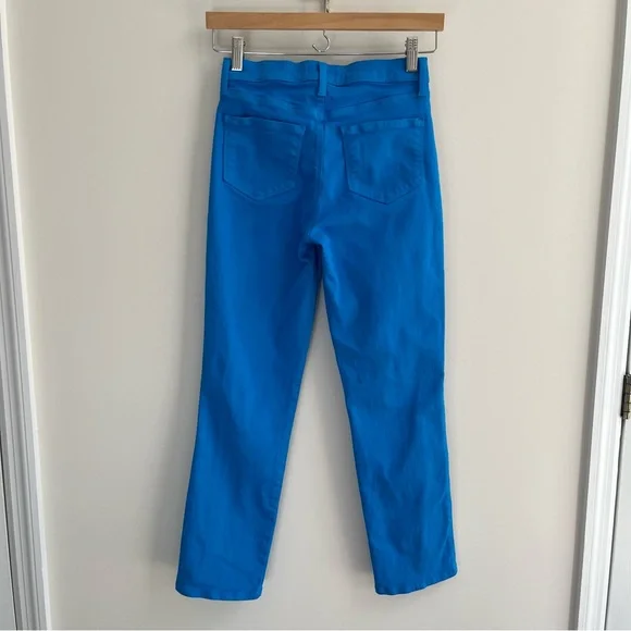[l’agence] nwot alexia high rise cropped slim jeans neon blue 24 - Picture 4 of 8